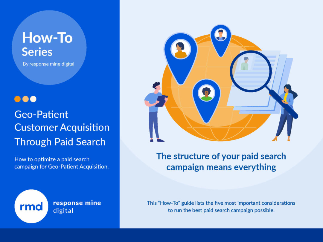 Use paid search for geo-patient customer acquisition