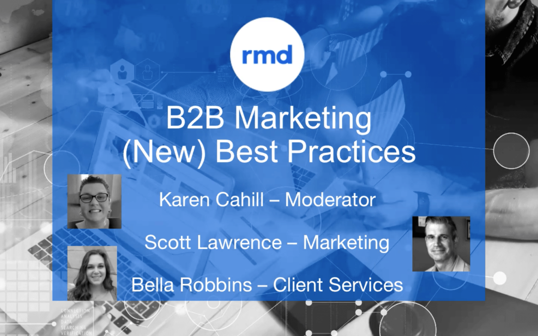 B2B marketing’s (new) best practices